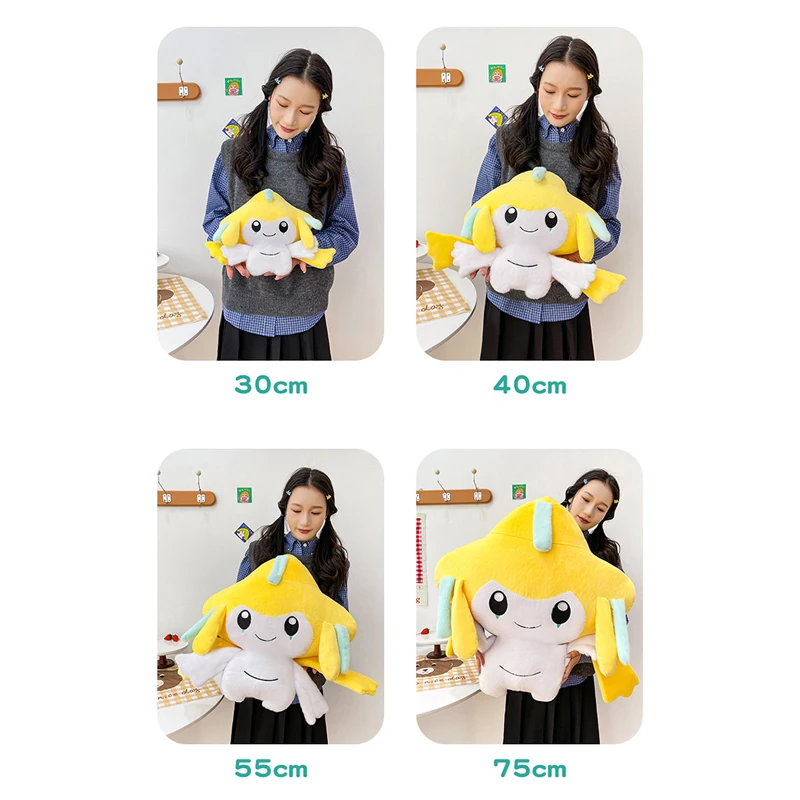 Large Jirachi Pokemon Plush Toys Doll Cartoon Ornament Stuffed Plushie Kawaii Sofa Pillow Pokémon Gift for Children - view 4
