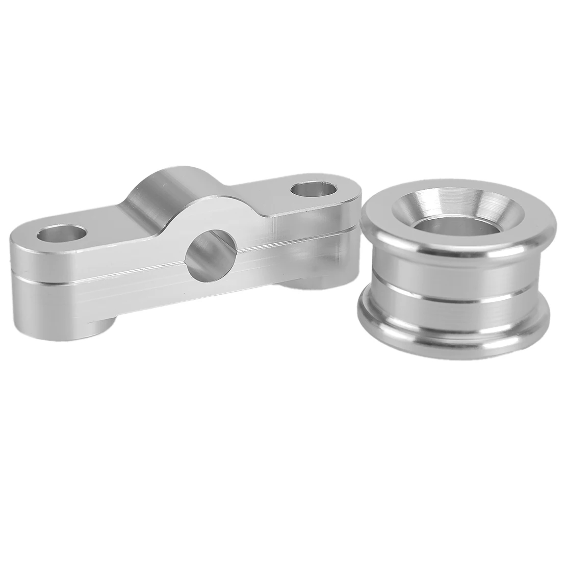 Silver Solid Shifter Stabilizer Linkage Bushing Kit Aluminum Alloy Fit for Acura Integra Honda Civic Del Sol CRX B Series Engine
