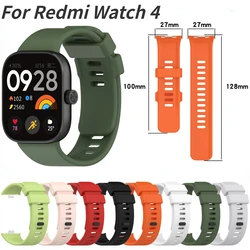 Sport Silicone Strap for Redmi Watch 4 Breathable Replaceable Wristband for Redmi Watch 4 Smart Watch Bracelet Belt Accessories