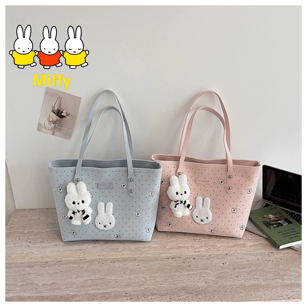 Leatherwork Products - Tas Tote Miffy yang Lucu, Tas