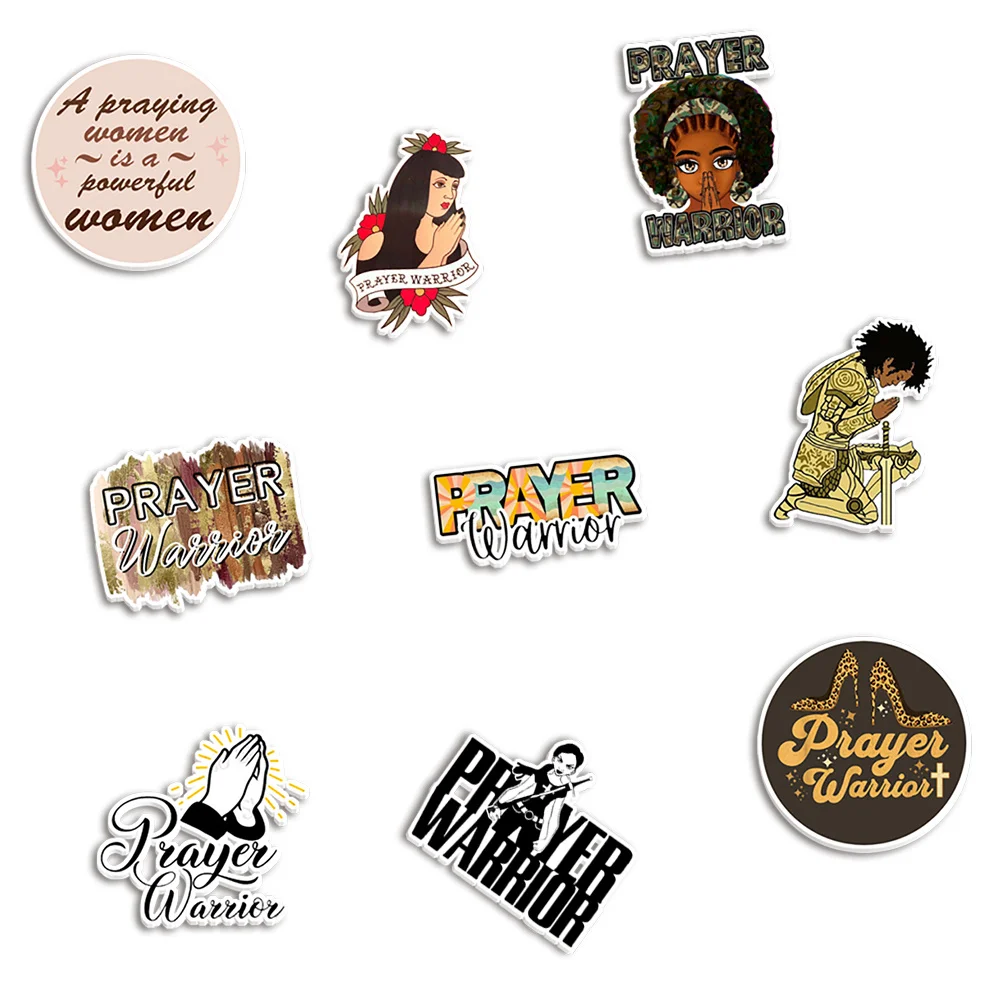 The Warrior Praying the Woman Praying Resin Planar Transparent Glitter Acrylic Flatback for Badge Hair Bow Keychain Decoration
