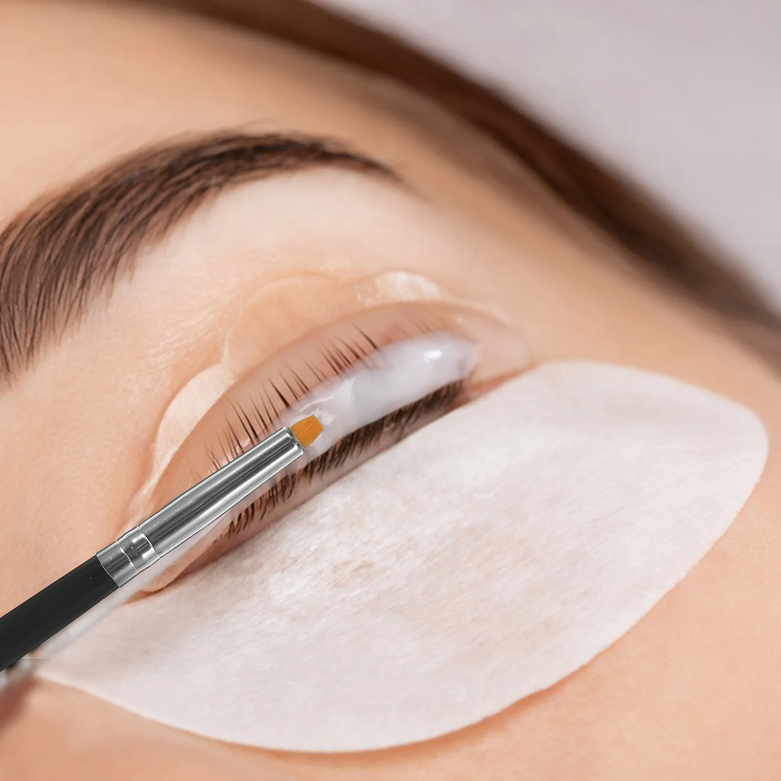 

5Pcs Eyelash Lifting Brush Wooden Fiber Bristles Small Compact Design for Application Lash Lift Tool Makeup Use