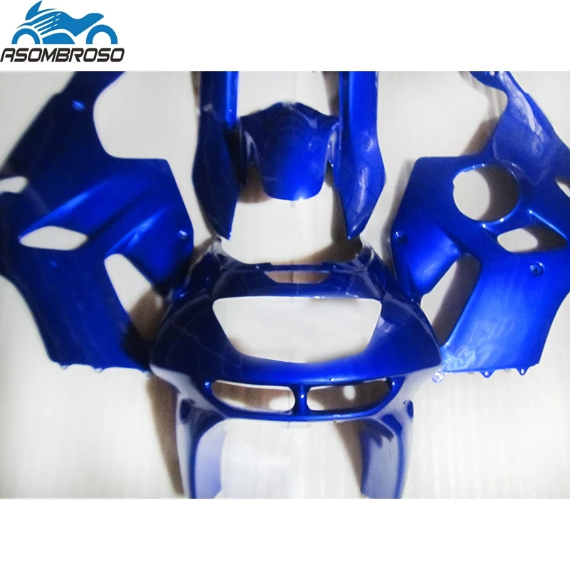 Hot Sale Bodyworks for Kawasaki Ninja ZX6R fairing kit 1994-1997 full blue plastic fairing set zx6r 94 95 96 97 HJ10