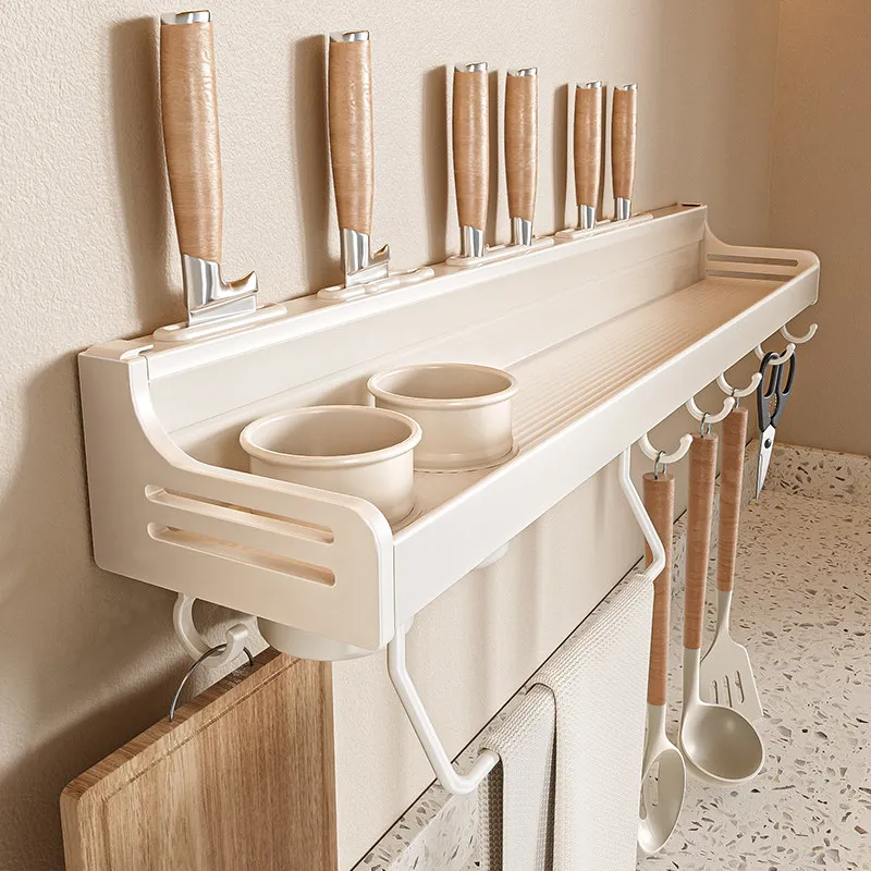Kitchen rack, non-punching household wall Daquan storage knife holder