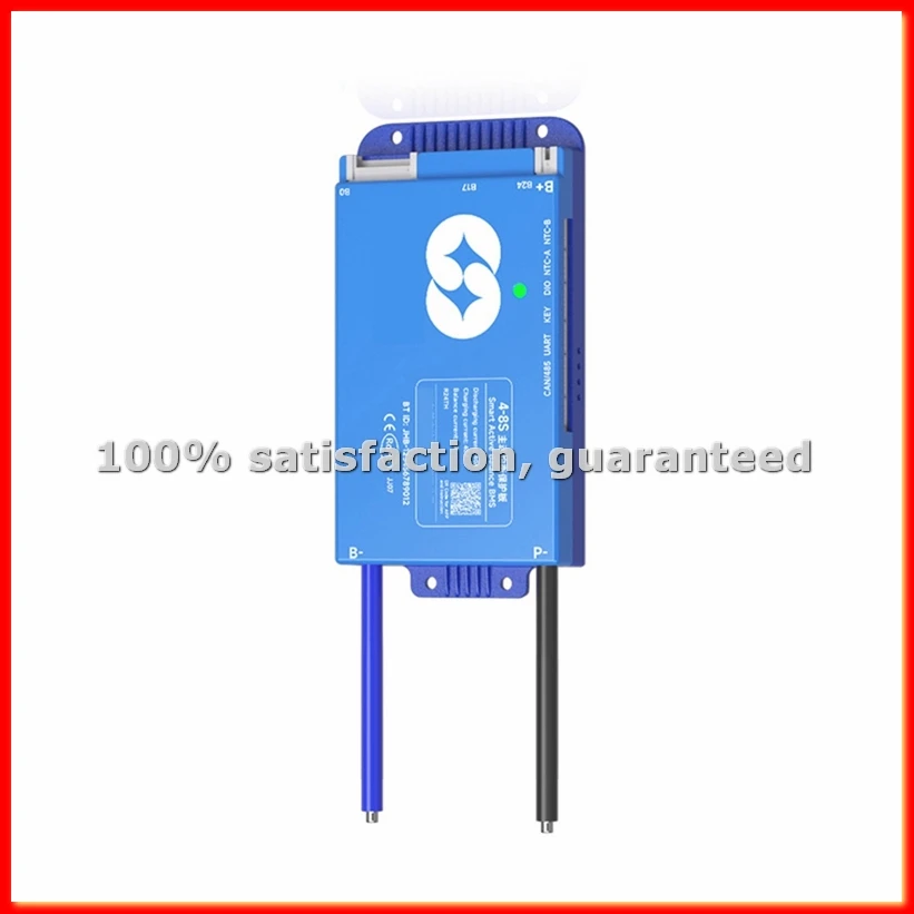 

Умный балансир Smart 100 для LiFePO4, Li-Ion, LTO, NMC 40A 4S-8S с активной балансировкой и встроенным Bluetooth, CAN-A12I