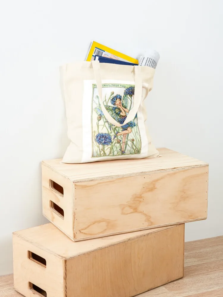 حقيبة حمل على شكل زهرة الذرة الجنية حقيبة كبيرة للنساء حقيبة حمل قماشية كيس شاشة صب فام #4