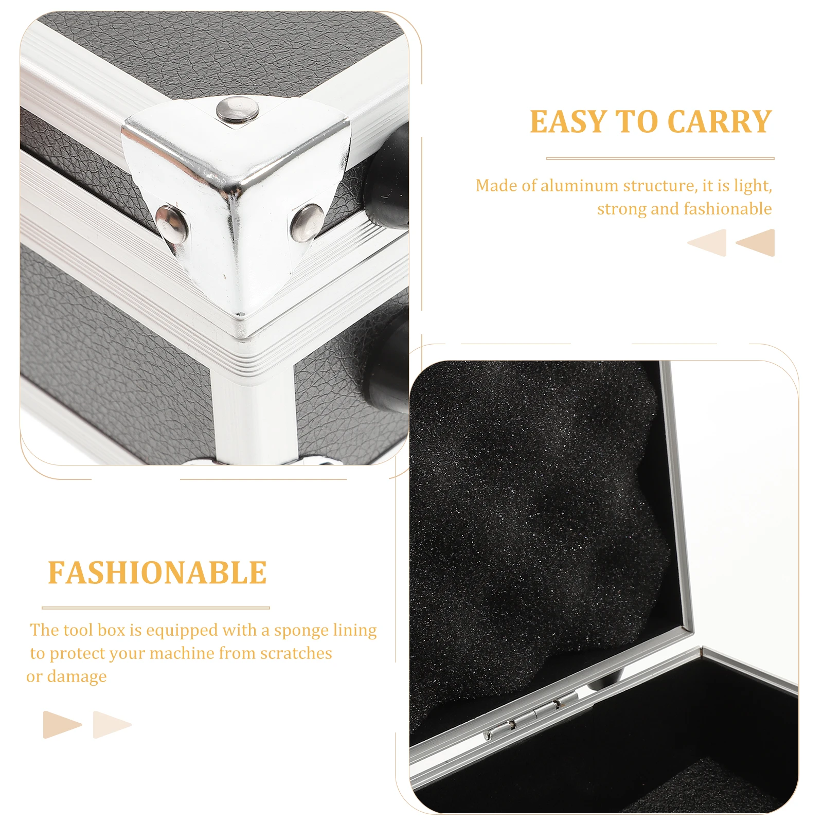 

Aluminum Alloy Toolbox Durable Portable Storage Case for Tools Medicine Large Capacity Hard Case Multi-purpose Container