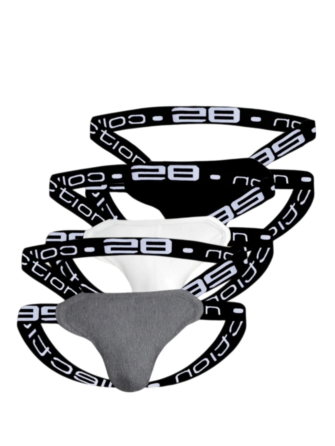 Men's T-shaped Breathable Underwear with Double Loop Wide Waist Low Profile No Trace Design 1PCS