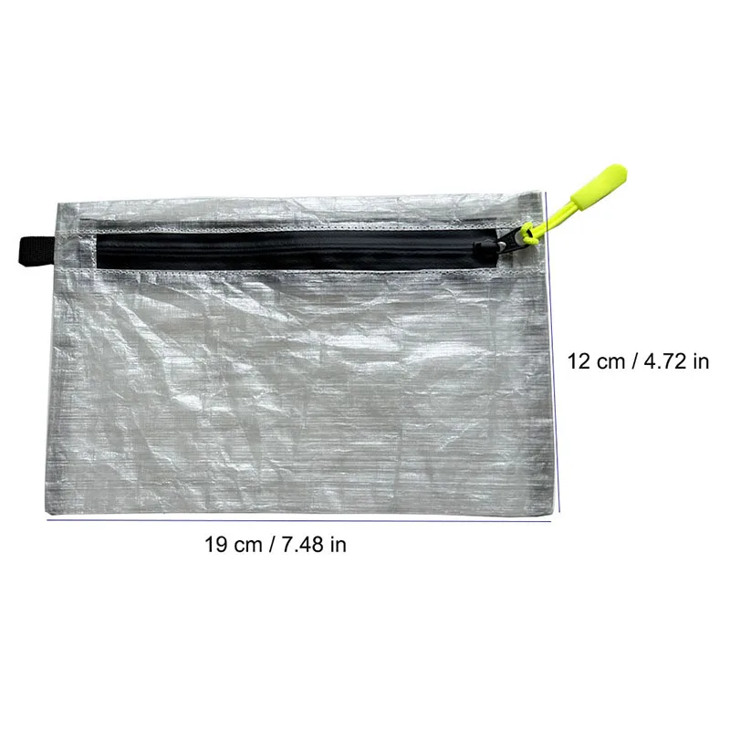 DCF 1,43 Unzen YKK Reißverschluss-Tasche, wasserabweisende Geldbörse, ultraleichter Organizer, Aufbewahrungstasche für Reisepass und Karten, für Erste-Hilfe- und Reisebedarf