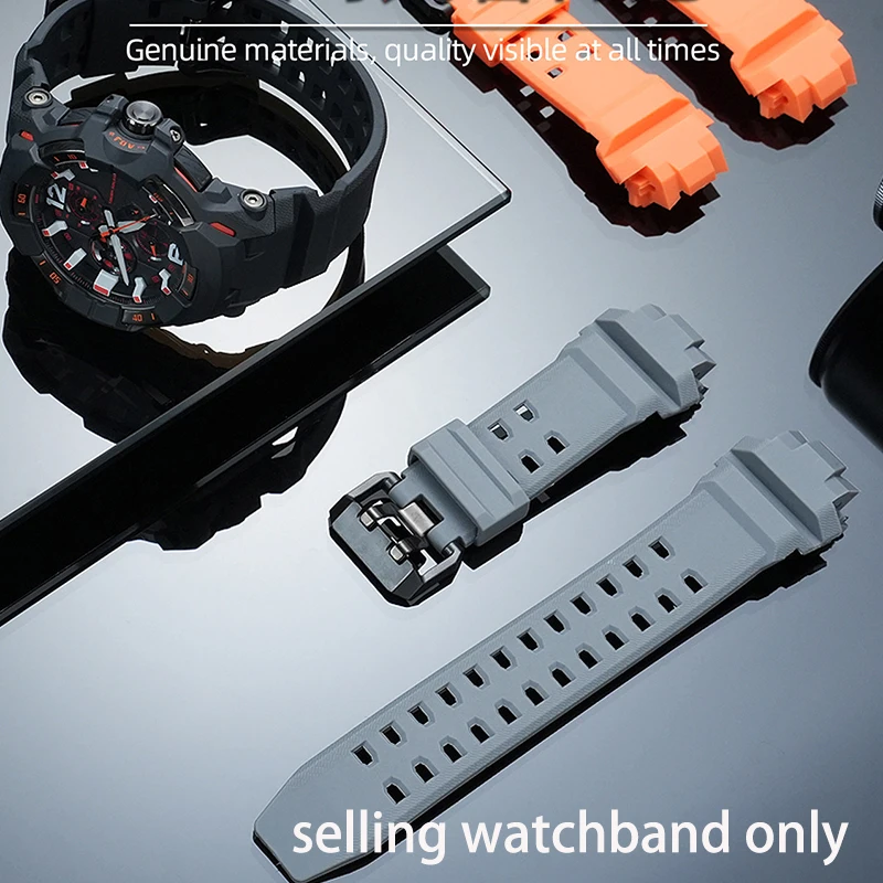 Ремешок для часов Casio G-SHOCK Kongba GR-B300 из полимерной смолы, 5719, спортивный силиконовый браслет, мужские аксессуары, ремешок для часов