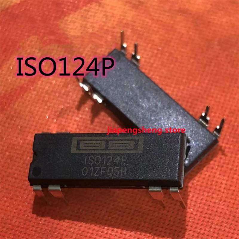 

High Precision and Low Cost Isolation Amplifier IC Chip, Imported ISO124P, ISO124, In-Line-DIP8, New