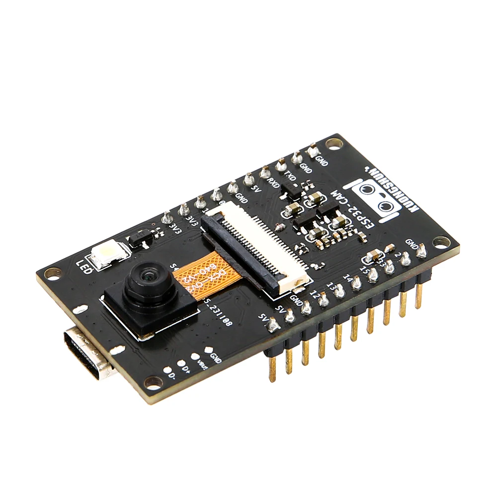 KUONGSHUN-Módulo de cámara WiFi ESP32-CAM, placa de desarrollo ESP32 con módulo de cámara OV2640 2MP para Arduino