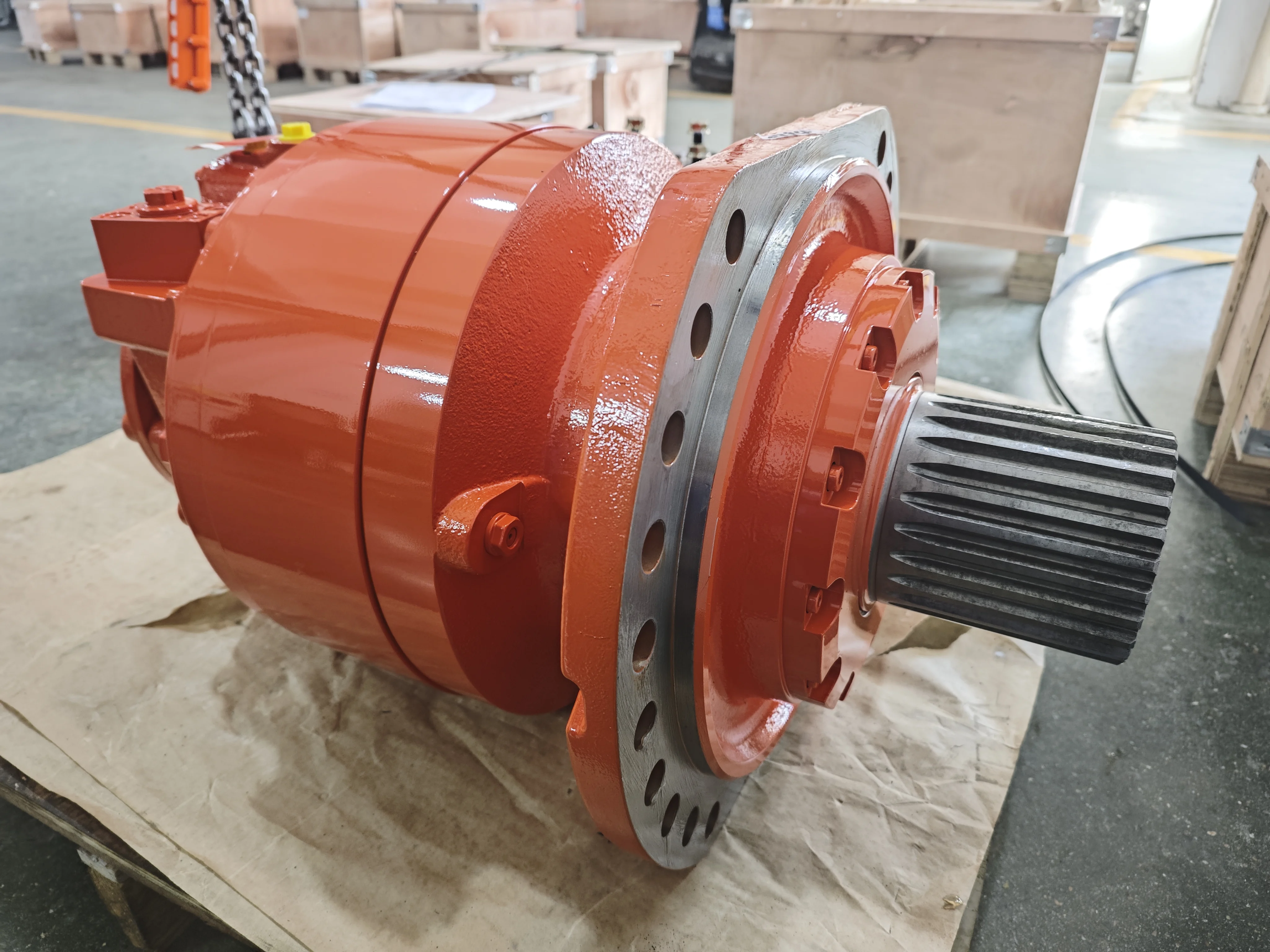 MS50 Hydraulic Piston Motor Cast Iron Low Speed-High Torque ISO9001 Certified