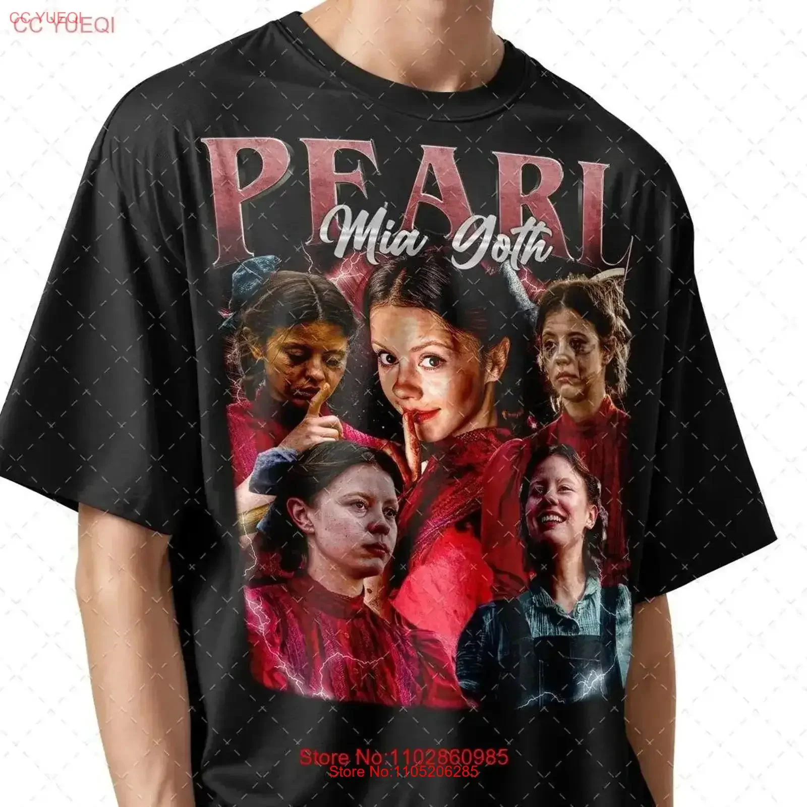 Vintage Pearl Mia T Shirt for Fans TV Show Washed Comfortable Stretched Top Everyday Wear Stylish vintage Washed Soft Slightly