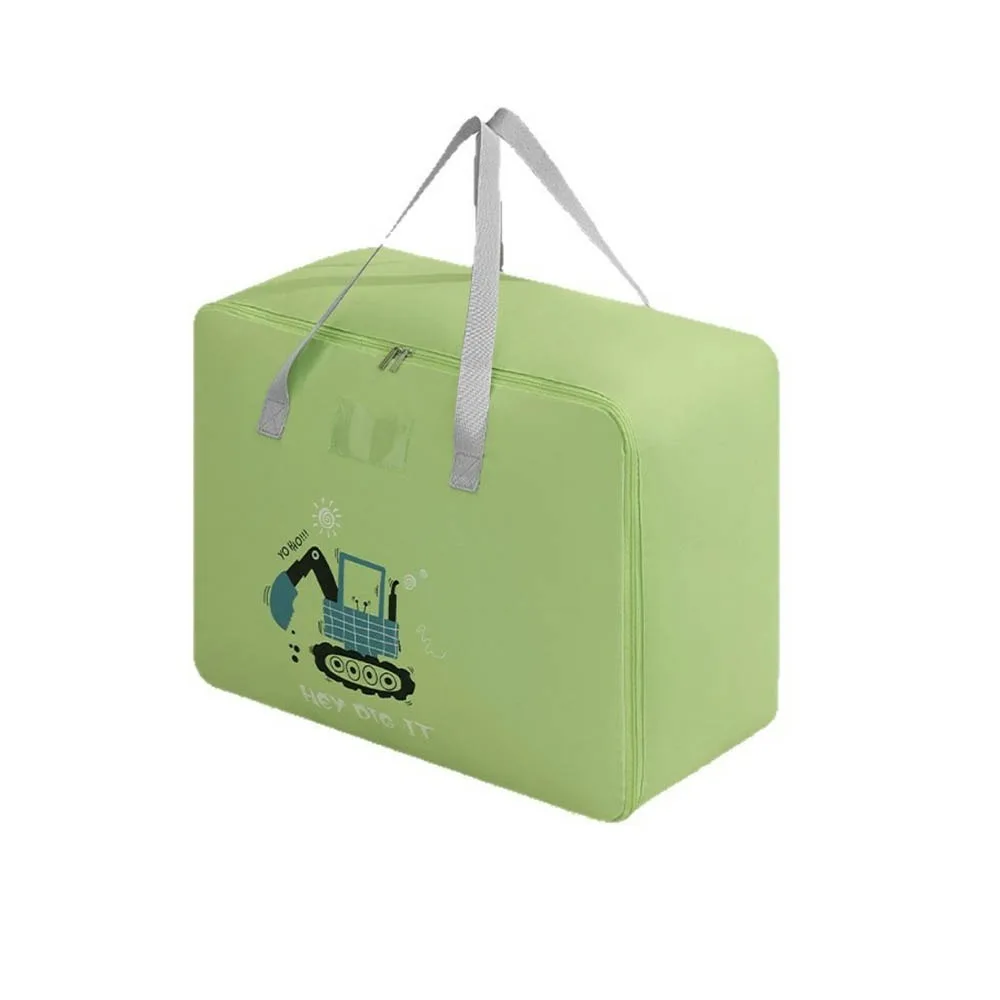 

Large Capacity Children Clothes Storage Bag Waterproof Dustproof Handheld Storage Bag Foldable Moisture-proof Zipper Duffel Bag