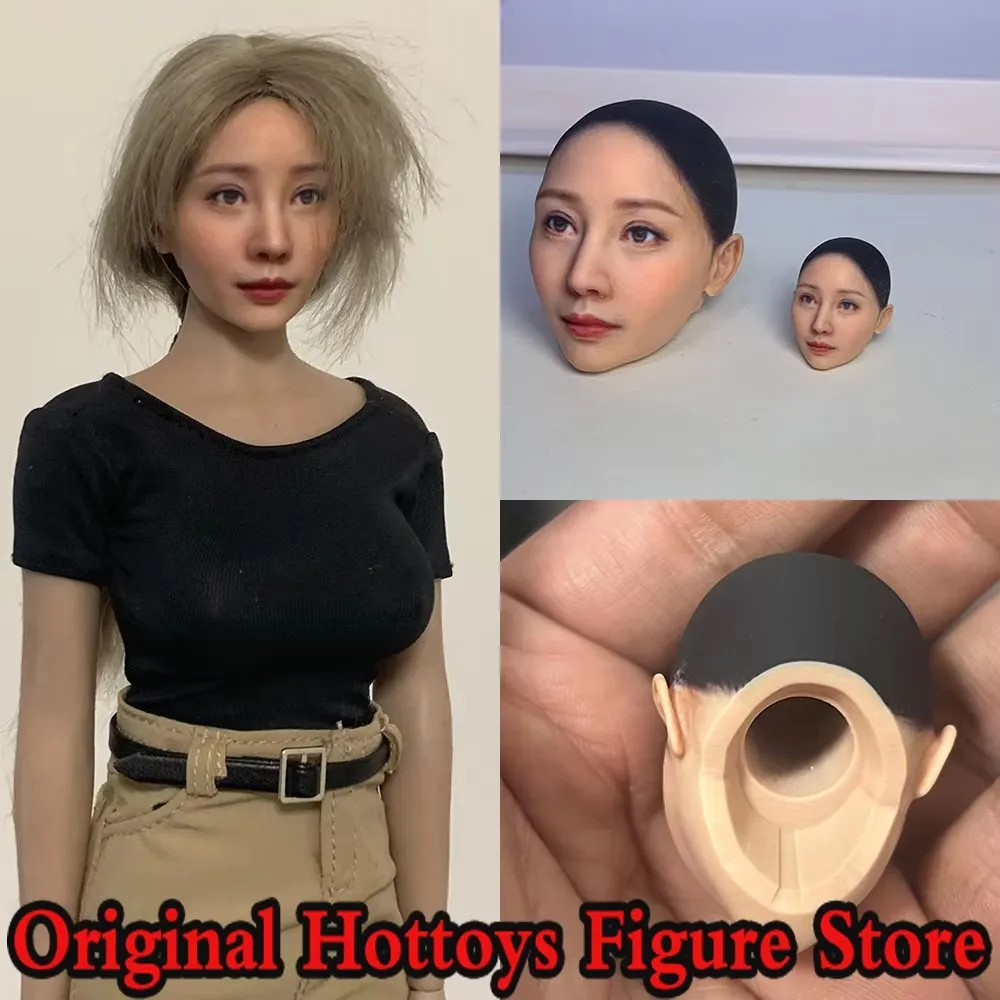 

В наличии 1/6 весы, женская скульптура головы солдата, Ада, китайская красивая девушка, резьба по голове, подходит для 12-дюймовой экшн-фигурки, тело куклы