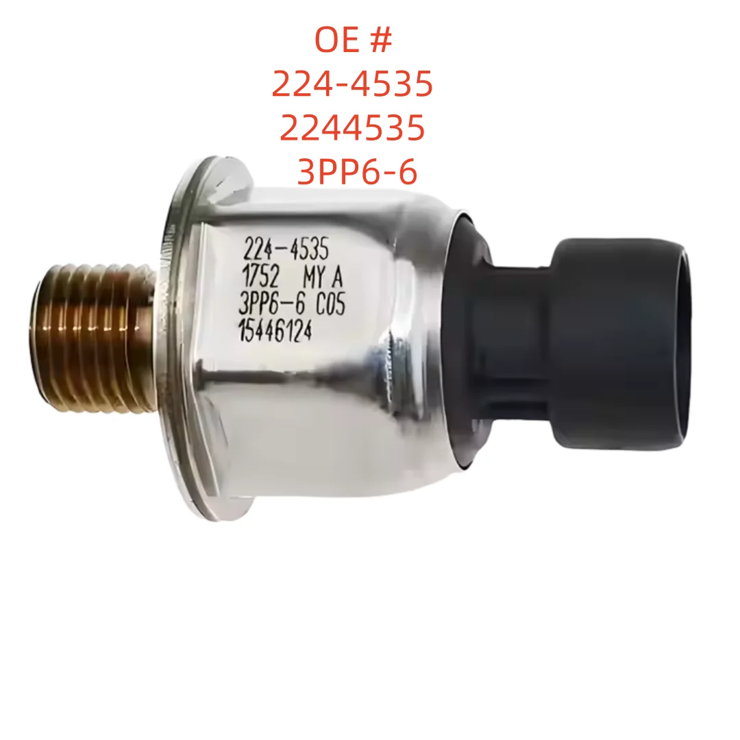 high quality new 224-4535 2244535 3PP6-6 Fuel common rail pressure sensor For E320A E320C E320D Excavator