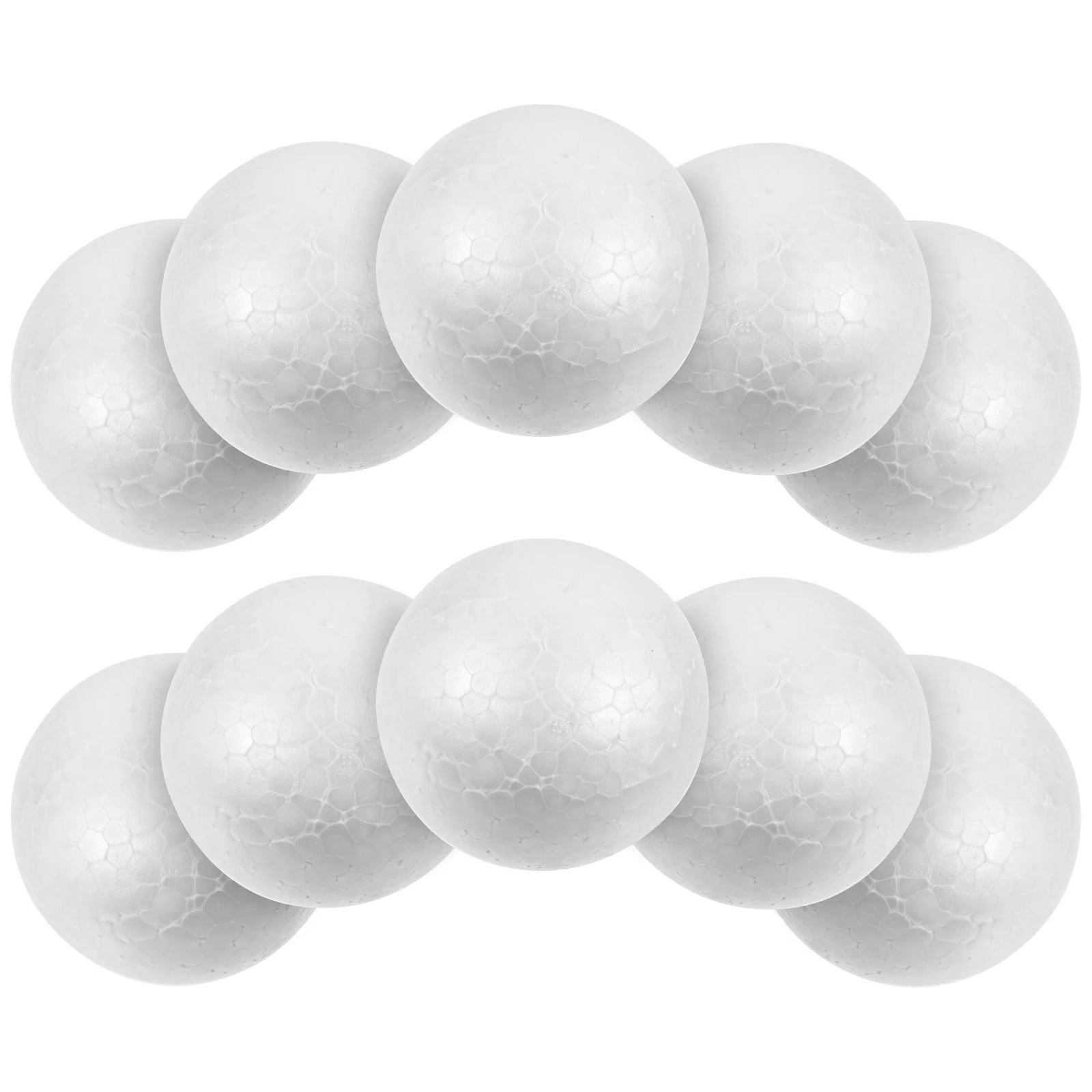 

20pcs 8Cm Balls For Balls Ornaments Craft Painting Diy Craft Supplies Styrophome Ball Blank Ornament Bulk