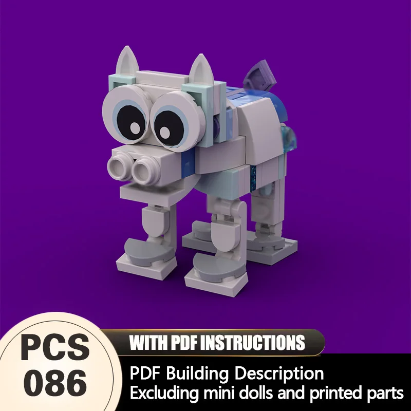 

Creators Animal Series Model MOC Building Bricks White Pig Modular Technology Gifts Holiday Assemble Children Toys Suit