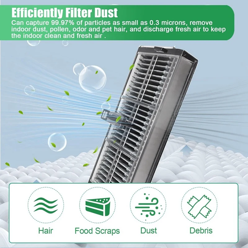 Hepa Filter Voor Dreame L 10S Pro Ultra Warmte/X40 Ultra / X30 Ultra / X30 Pro Plus/ X30 Pro Pro Ultra Robot Stofzuiger