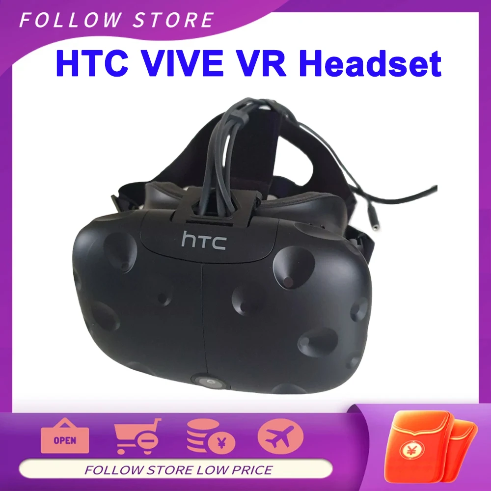 سماعة HTC VIVE VR / HTC VIVE VR Kit سماعة ألعاب الكمبيوتر HTC VIVE Controller 1.0 HTC VIVE Base Station 1.0 6DoF SteamVR Tracking