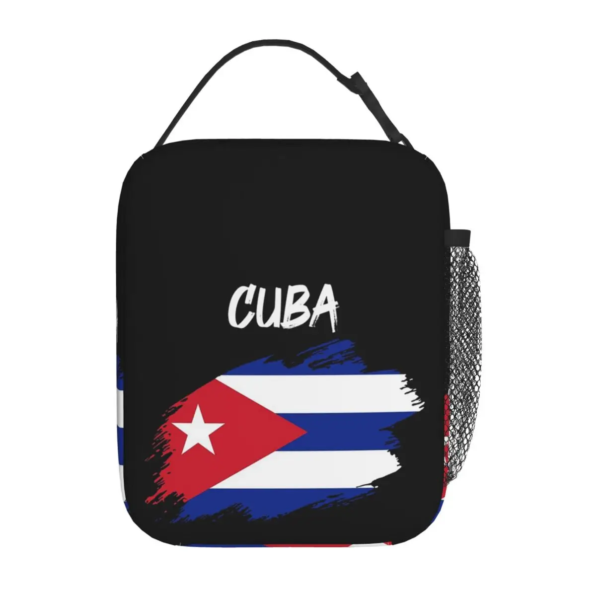 Flag Of Cuba Cuban Patriotic Insulated Lunch Bag for Women Children Portable Food Boxes Thermal Lunch Box Tote
