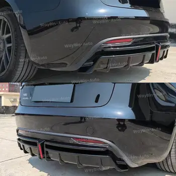 適用於特斯拉 Model 3 Highland 2024 的全套車身套件,包括帶指示燈的後保險桿擾流板和防暴警察後擴散器,汽車配件 10 最佳銷售 特斯拉 Model 3 車身套件 - №5