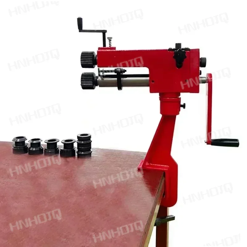 RM08 Manual Rolling Bead Bending Edge  Sheet Metal Bending Rotary Machine arc Forming Crimping