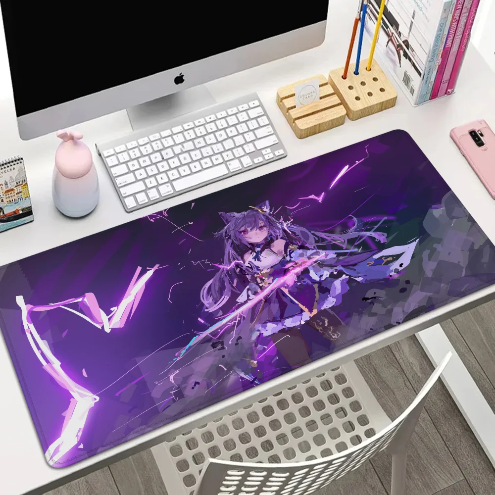 Genshin Impacto Grande Gaming Mouse Pad, Acessórios de Escritório Gamer, Tapete de Mesa, Mousepad, Tapete Teclado, Tapete 900x400, XL