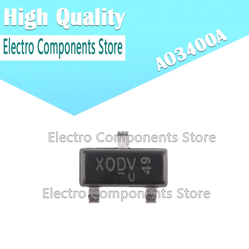 5PCS/Lot N Channel Field Effect Tube AO3400 AO3400A SOT-23 (Marking A09T/X0**) A09T X0 N-Channel MOS FET Field Effect Transistor
