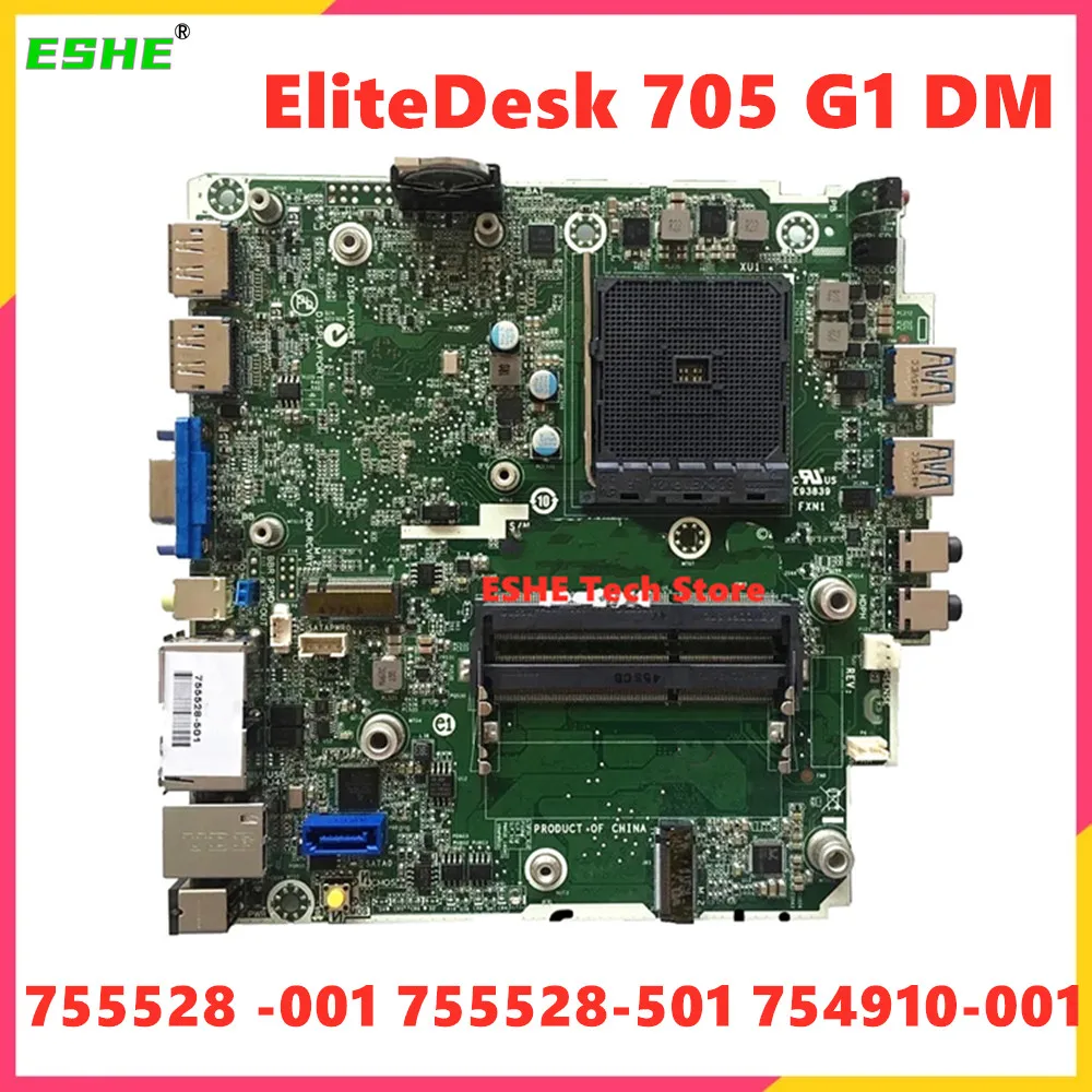 

754910-001 для HP 705 G1 DM настольная материнская плата 755528-001 755528-501 755528-601 материнская плата 100% протестирована нормально