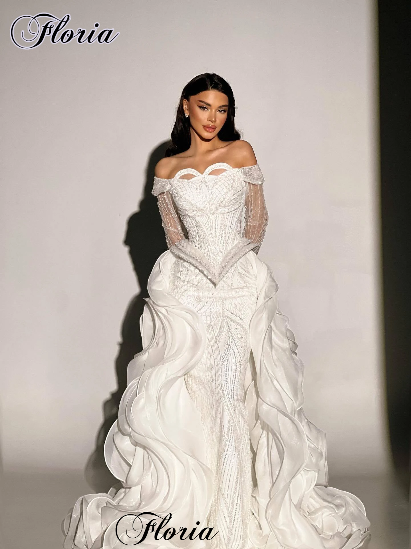 2026 Newest White Celebrity Dresses Mermaid Off Shoulder Elegant Birthday Party Dresses For Women Vestidos De Noche Customized