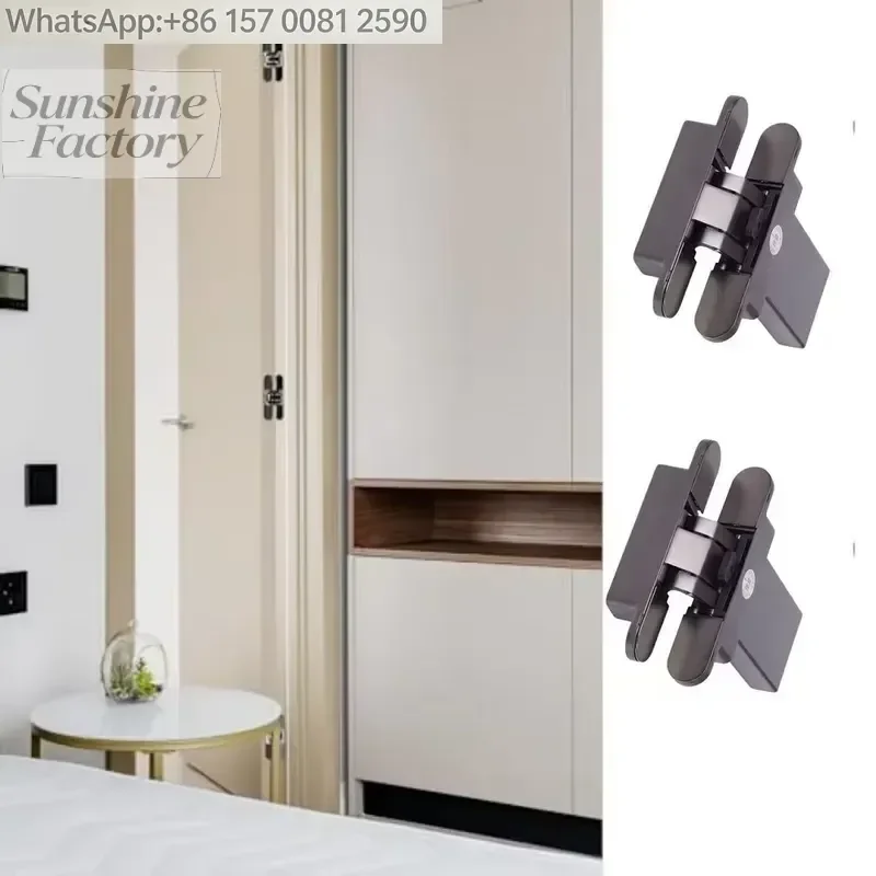 ALD Heavy 3D Adjustable Zinc Alloy Hydraulic Concealed Door Hinge Soft Closing 30kg 60kg 80kg Furniture Hardware