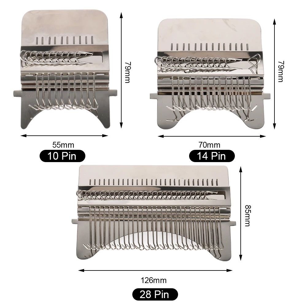 Hand Tapestry Wood Loom Weaving Frame Darning Machine Small Loom For Mending Clothes and Jeans Small Frame Knitting Tools