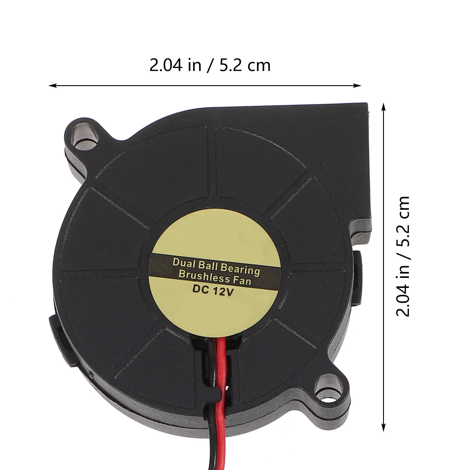 

5015 Blower Fan 12V 0.28A Dc Brushless Cooling Fan For Inflatable Yard Decorations Replacement Mini Air Blower Lightweight