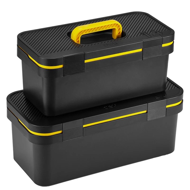 Multifunctional Electrician Tool Box Organizer 14/17 Inch Portable Storage Case Pressure Resistant Household Tools Container