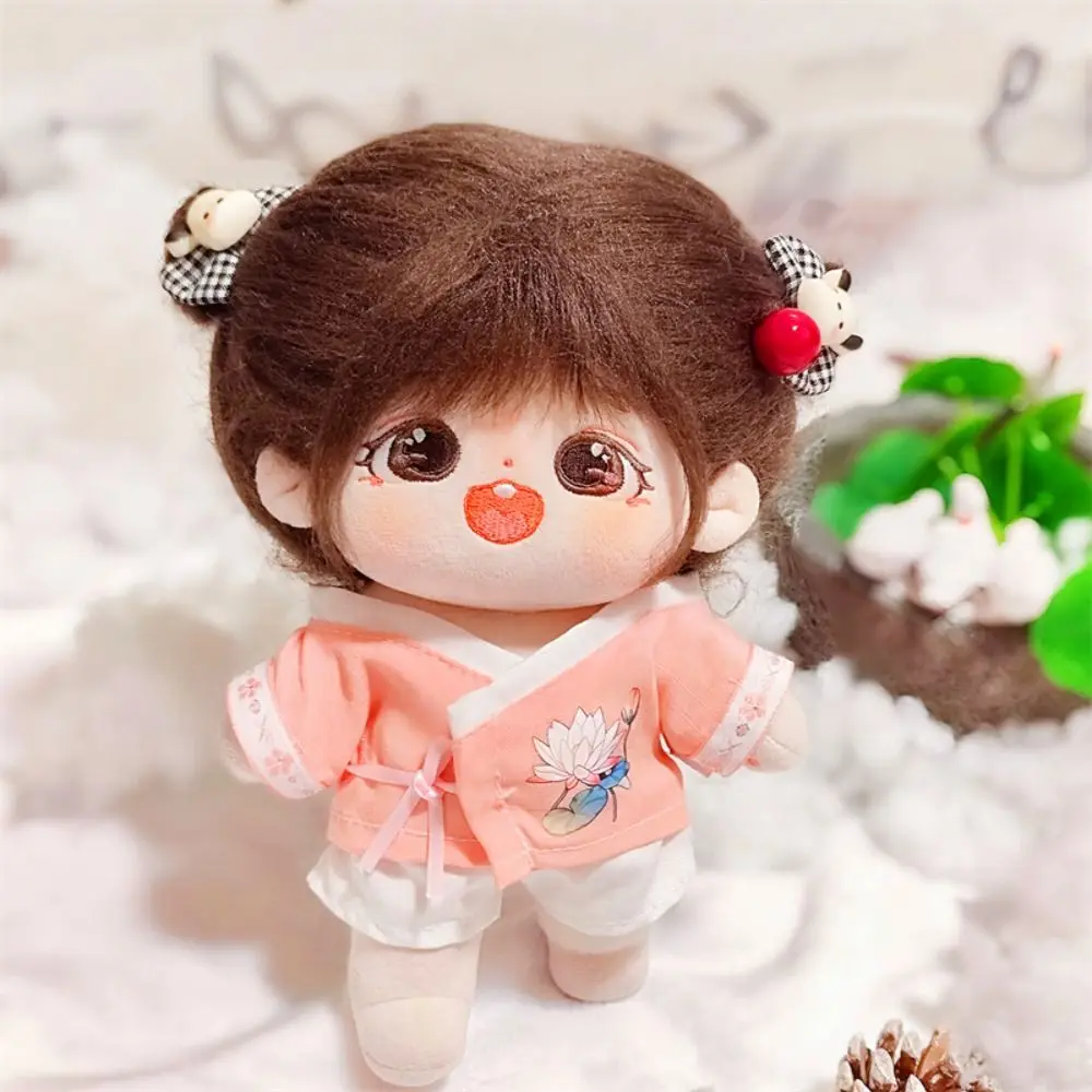 Chinese Style Doll Clothes DIY Boys Girls Dresses Suits Doll Toys Fashion Doll Clothing Accessories for 15/20cm Cotton Dolls