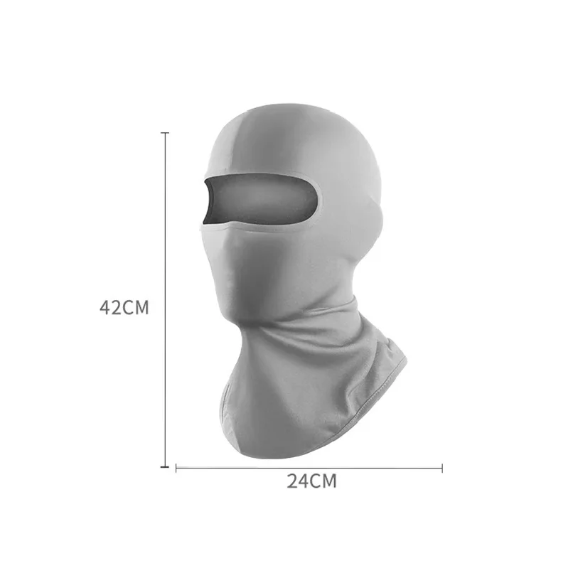 1 قطعة قناع الوجه للدراجات النارية في الهواء الطلق كول واقية من الشمس بالاكلافا ليكرا موتو السائق غطاء الرياح قناع يندبروف دراجة الدراجات القبعات #5