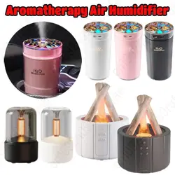 Ultrasonic Aroma Diffuser Air Humidifier With Atmosphere Night Light Cool Mister Home Car Bedroom Office Decor Birthday Gifts