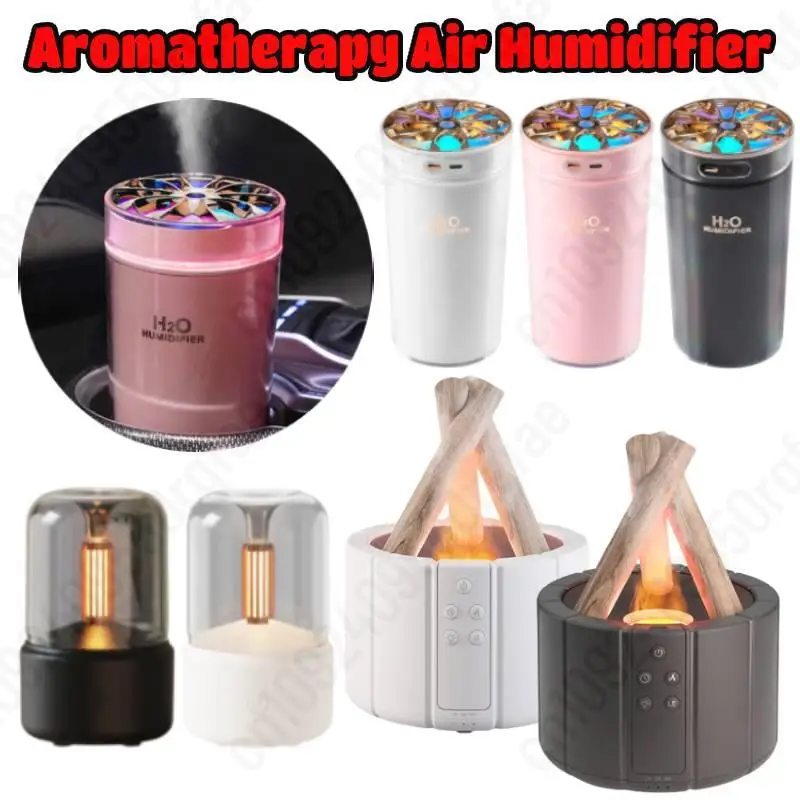 Ultrasonic Aroma Diffuser Air Humidifier With Atmosphere Night Light Cool Mister Home Car Bedroom Office Decor Birthday Gifts
