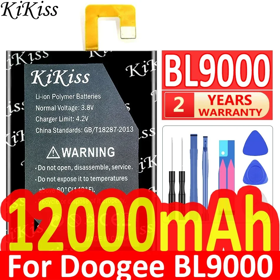 

KiKiss Battery 12000mAh BL 9000 For Doogee BL9000 Smart Phone