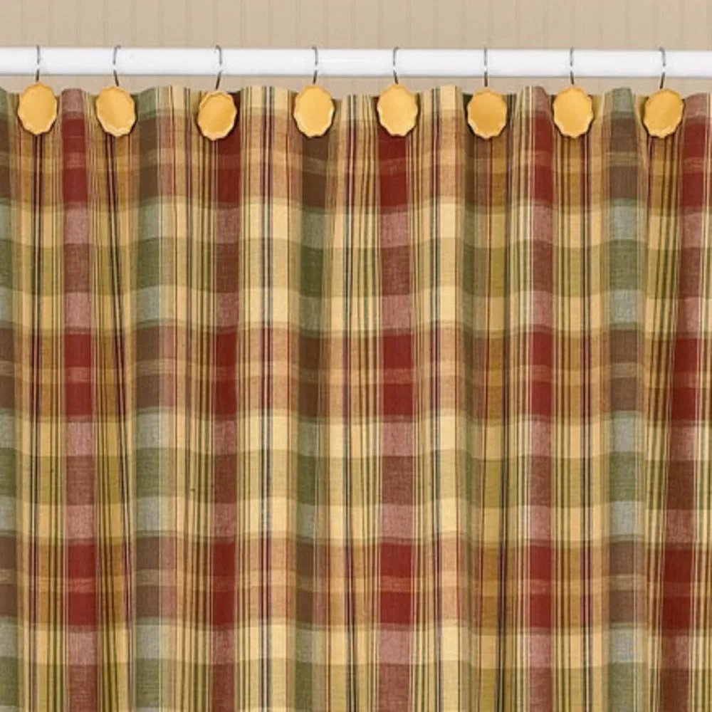 

Park Designs "Saffron" Country Shower Curtain 72"x72", Shower Curtains