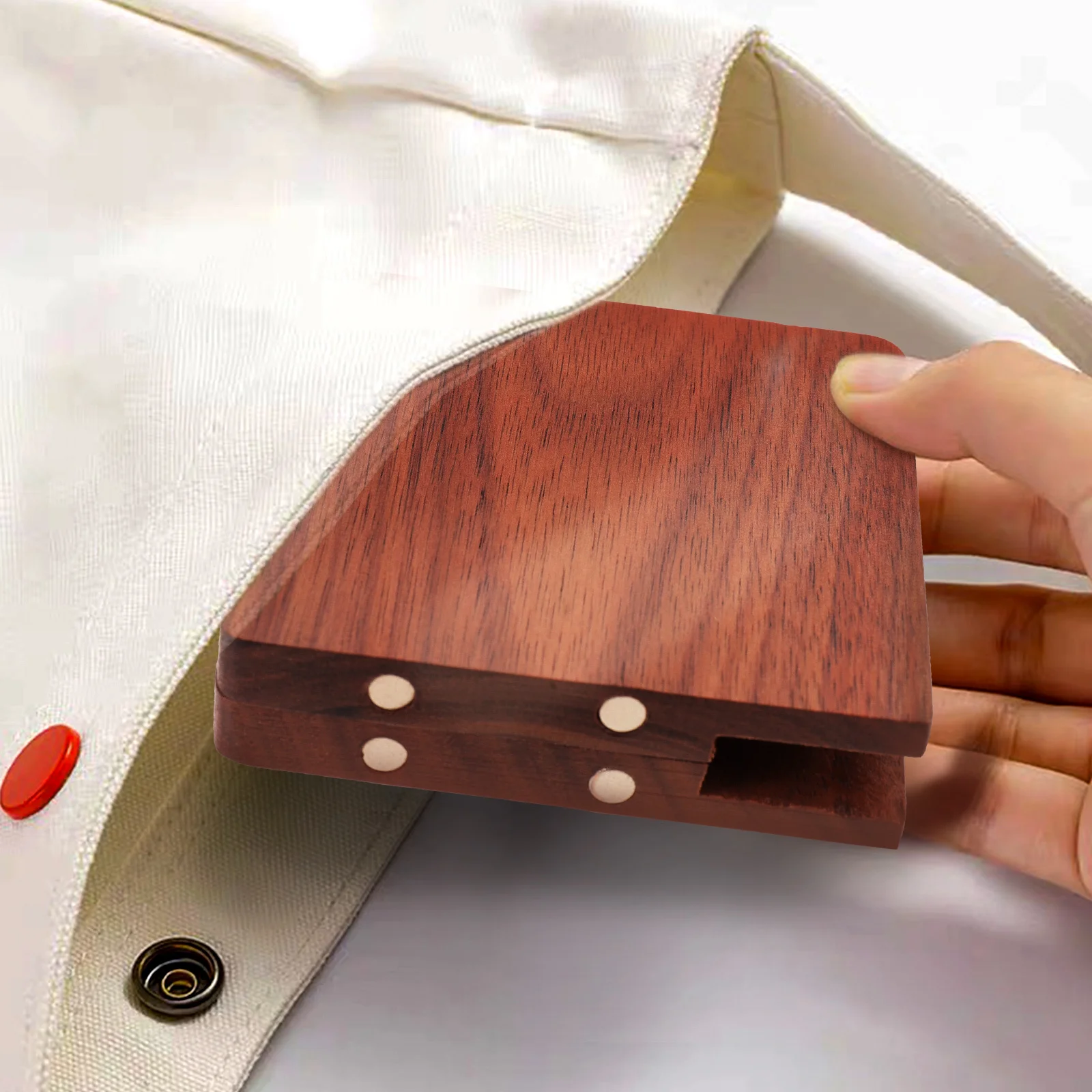 

Mini Wooden Paint Palette with Lid 24 Grids Portable Watercolor Mixing Case for Travel DIY Painting