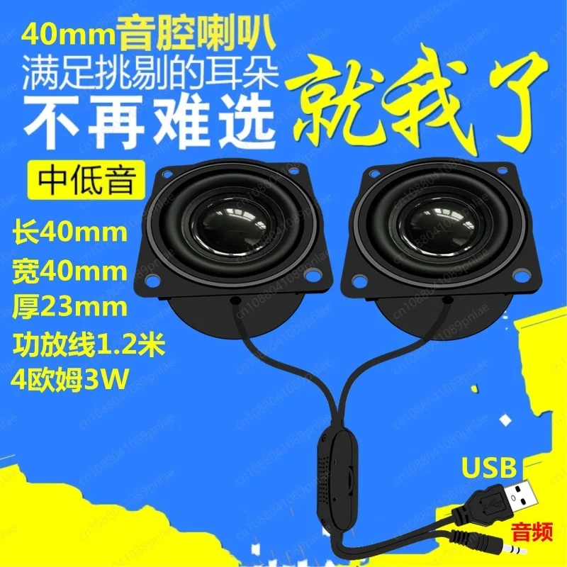 4Ω 3W 4040 Power Amplifier Cavity Speaker AI Voice Driver for Multimedia Systems