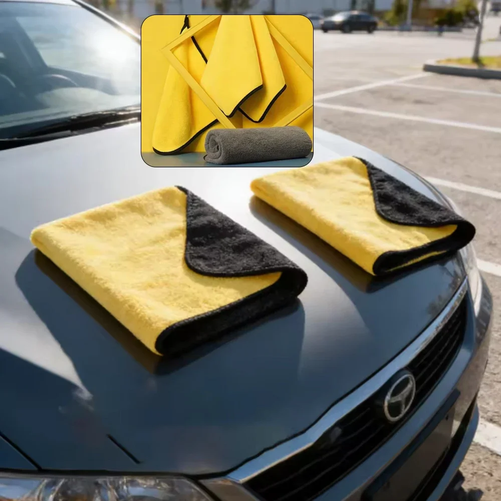 5colors Car Wash Microfiber Towel Car Cleaning Drying Cloth Care Cloth Car Wash Towel Kitchen Towel