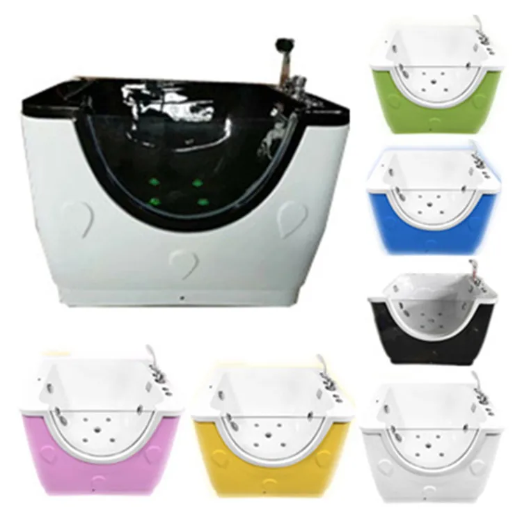 Hotsale Dog Grooming Tub Fiberglass Bathing Tub Pet Baby Use Massage Spa Bathtub