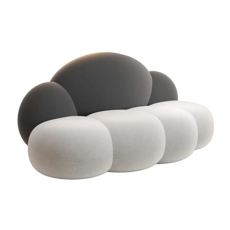 

Nordic fabric sofa clothing store, simple and modern combination leisure sofa