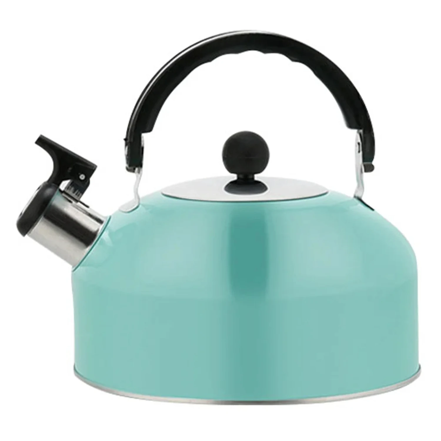 

Stainless Steel Whistling Kettle With Handle Tea Kettle Tea Pot Stovetop Water Boiling Kettle Loud Whistle Household Tea Kettle