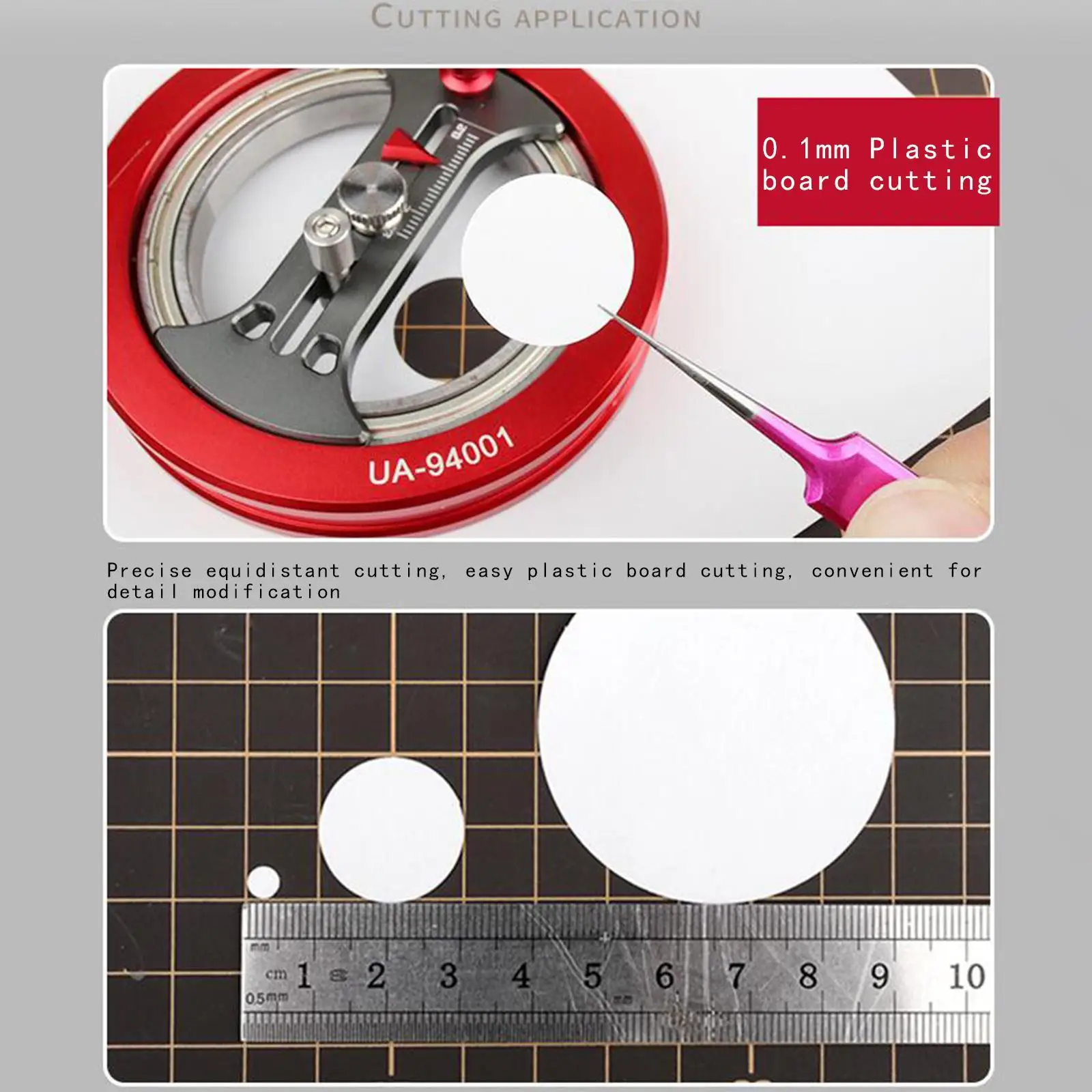 

Circular Cutter Model Hobbies Crafts Tool Circular Cutting Tool Portable Alloy Model Craft Tool for Gifts Statue Prop Desktop