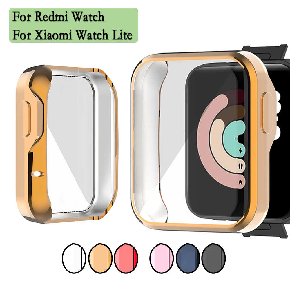 TPU Watch Case For Redmi Watch /Xiaomi Watch Lite High Quality Soft TPU Shell Screen Protective Cover Smart Accessories